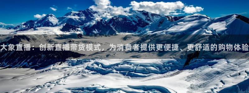 斗球视频：大象直播：创新直播带货模式，为消费者提供更便捷、更舒适的购物体验
